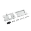 RC Spare Part Compatible with MN D90 for MN98 1/12 RC Car Parts Accessories Metal Servo Mount Bracket Beam Crossbeam Shock Absorber Mount for Seat(Silver) view 1