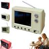 Rechargeable Mini Retro TV Player, Rechargeable Mini Retro TV Cartoon Player with 8GB Memory, Supports Headphones & USB Playback Perfect for Dollhouse Scenes & Collectible Decor (Beige) view 1