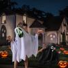 THDZS Unisex Boys and Girls Ghost Costume,Halloween Fancy Dress,White Boo Ghost Cloak Cape Cosplay Costume Halloween Costume view 4