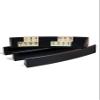 6-Person Oval Okey Set Handmade Solid Wood Case with Mosaic Inlay Includes 212 Stones and Leather Bag view 1