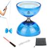 Tsawntd Chinese Yoyo 5 Bearings Diabolo with Sticks & String & Guide Book & Net Bag Yo Yo for Kids Adults Fitness Tricks Diablo Yoyo Diabolo Chinese for Kids view 2