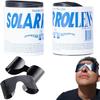 American PaperWear SolarWear Solar Eclipse Glasses 4-Pack | ISO 12312-2 Certified, Premium Wraparound solar eclipse glasses, works with prescription eyewear, Universal fit, Black Lens, Made in USA view 2