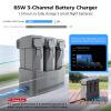 SmallRig 65W 3-Channel Charging Hub for DJI Mini5 Pro/ Mini4 Pro/Mini 3 Pro view 2