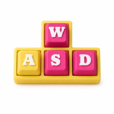 Customizable Fidget Keyboard Toy Personalized Resin Keycap Desk Clicker for Adults Office Study Stress Relief Use with Mechanical Switch Feel and Custom Letters Gift (T-Shape Style)