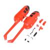 Matybobe RC Helicopter Fuselage Shell RC Helicopter Body Parts Body Shell Canopy Cover Replacement Plastic Full Coverage Easy Installation with Original Appearance for C186 (Orange) view 2
