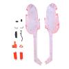 Matybobe RC Helicopter Fuselage Shell RC Helicopter Body Parts Body Shell Canopy Cover Replacement Plastic Full Coverage Easy Installation with Original Appearance for C186 (Orange) view 4