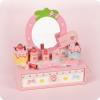 Milageto Smooth Edges Dress Vanity Set Cartoon Style Wooden Vanity Toy view 2