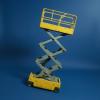 MotiveTech Miniature Lift Wheeled Lift Model with Guard Rails for Display, Yellow, Aged view 3