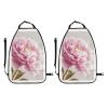 XBubupX Pink Peony Flower Car Seat Back Kick Protectors,2 Pack Kick Mats with Storage Pockets for Vehicles to Protect from Dirt Mud Scratches view 3