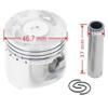 47mm Piston For GY6 80cc Scooter Moped 147QMB 80-4007 view 2