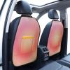 XBubupX Light Pink Orange Gradient Blurred Circular Car Seat Back Kick Protectors,2 Pack Kick Mats with Storage Pockets for Vehicles to Protect from Dirt Mud Scratches view 2