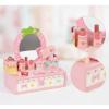 KiBcsLic Decorative Drawer Strawberry Motif Dress Vanity Set Wooden Vanity Toy view 4