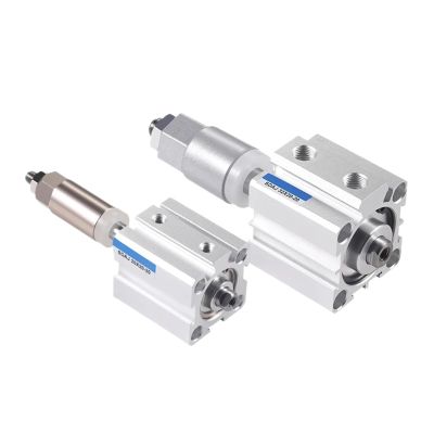 WRBSUJTMM 1 Pcs SDAJ20/25/32mm Double Acting Piston Aluminum Alloy Adjustable Stroke Small Thin Cylinder(Stroke 20-20mm,BORE 32mm)