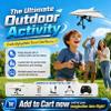 Rc Paper Airplane Kit with Gyro Stabilizer DIY Electric Remote Control Plane with Dual Propellers, Lightweight Foldable Flying Toy Electric Remote Control Paper Plane Drone Tech Gadgets Gifts (1PCS) view 2