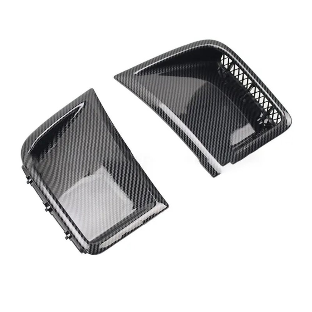 Auto Anti-Collision Strip Fit for Subaru Fit for Impreza Fit for WRX STI 10th 2008-2014 Front Bumper Side Air Vent Decorative Cover(1 Pair Carbon Fiber)