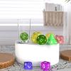 TAOMANSS Pack of 8 Silicone Epoxy Craft Home Table Decorations Dices Shape Ornaments Silicone view 3