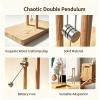 YZHYY Wooden Chaos Physics Model, Kinetic Energy Sculpture Pendulum Desk Toy, for Stress Relief, Scientific Art Decor for Home, Study, Gift,DIY Version view 4