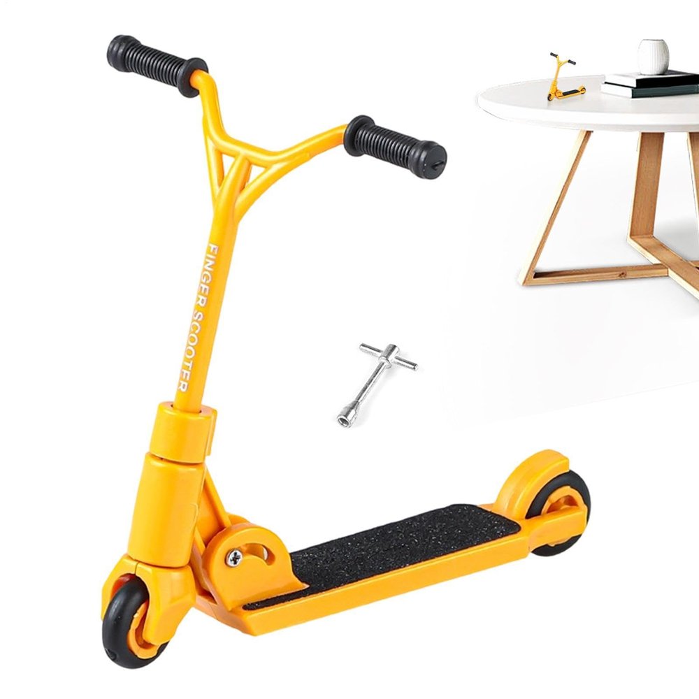 Miniature Finger Scooter Foldable Realistic Calm-Down Companion