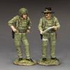 Toy Soldier Helicopter Pilot & Copilot VN162 King & Country Miniature view 1