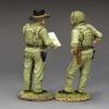 Toy Soldier Helicopter Pilot & Copilot VN162 King & Country Miniature view 3