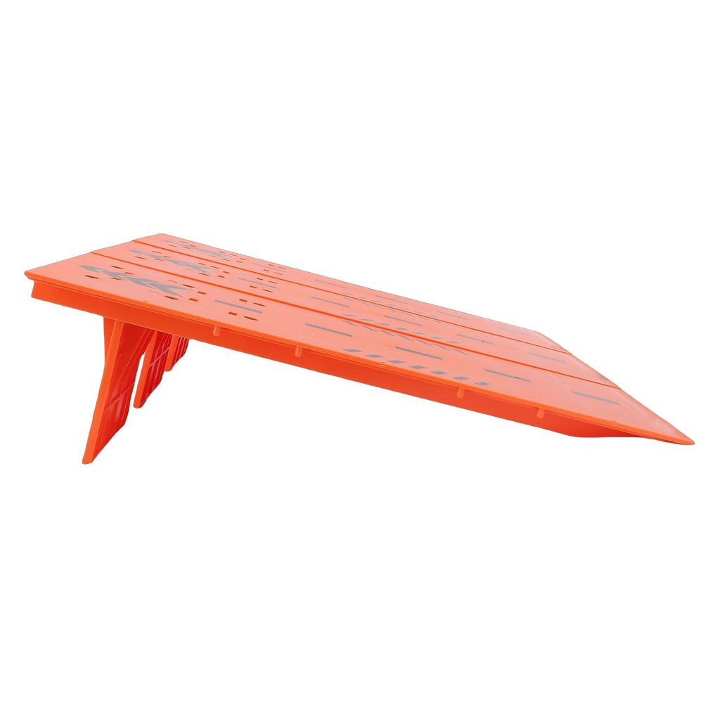 Estink RC Ramp Takeoff Board Stunt Playset for 1/12 1/14 /16/18 /24 Scale RC Cars with ABS Material and Snap Together Design (Orange)