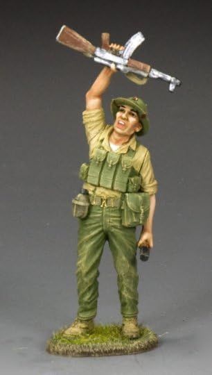 Toy Soldier N.V.A. Shouting Squad Leader VN187 King & Country Miniature