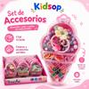 Kidsop Girls' Accessories Set in Ice Cream Case, Kit with Bracelets, Garters and Children's Jewellery Assorted view 3