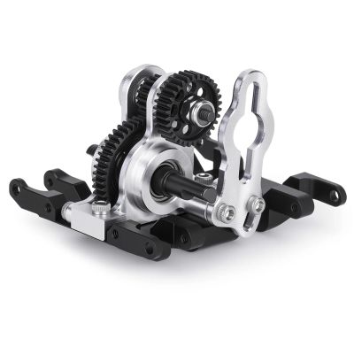 RC Car Models Parts for Scx24 Ax24 1/24 Aluminium Micro Transmission with Delrin Skid Upper Link Mount Scale Rc Crawler Compact Comp Chassis