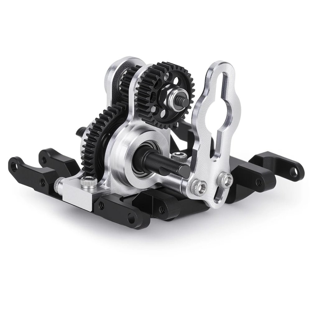 RC Car Models Parts for Scx24 Ax24 1/24 Aluminium Micro Transmission with Delrin Skid Upper Link Mount Scale Rc Crawler Compact Comp Chassis