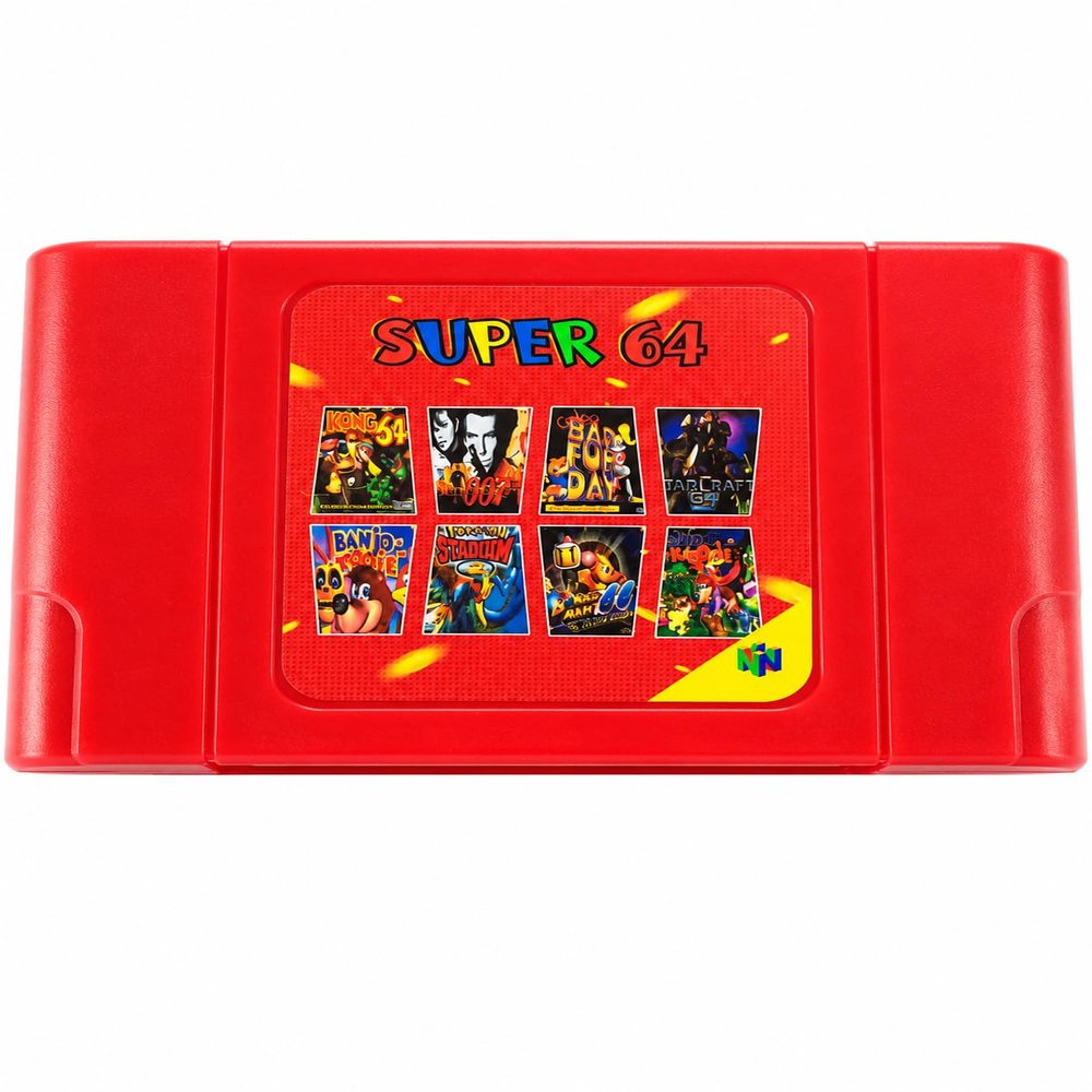 Super 64 Plus 340 in 1 Multi Game Cartridge for Nintendo N64