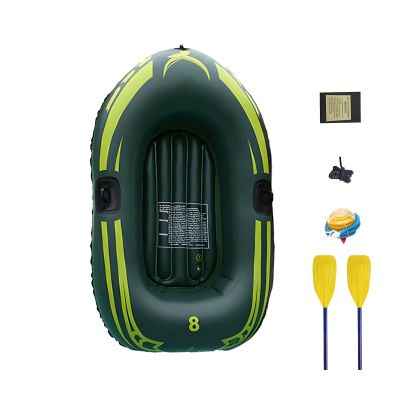 Zkbszn Easy Carry Inflatable Boat for Comes with Hand Fan Paddle and Storage Bag Tiny Inflatable Dinghy