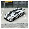 LBUAOIZ 1 64 for Koenigsegg Agera RS Alloy Sports Car Multi-Color Model Collection Display Ornaments(Black) view 4