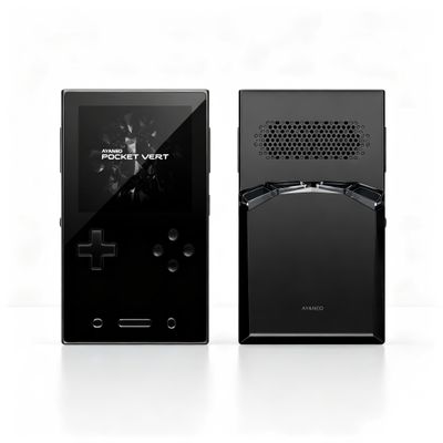 AYANEO Pocket VERT Handheld Gaming Console (Black, 12GB RAM+256GB SSD)