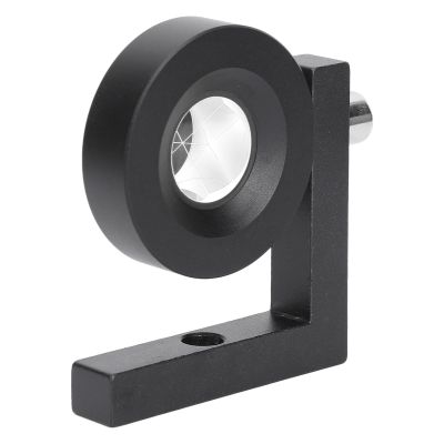Wisoqu 90 Degree Prism Mini Surveying, 25mm Constant 25.4mm Effective Diameter, Right Angle L Bar Copper Coated Monitoring Prism for Tunnels Subways Mines Highways, Compatible