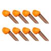 OZIS 8PCS Orange Axe Throw Replacement Velcro Axes Soft Foam Throwing Axes for Inflatable Axe Toss Game Carnival Party Outdoor Event Accessories view 1