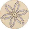 Changor DIY Wooden Earrings Unfinished Jewelry Accessories, 40 Pcs Natural Color for Creative Parties and Events view 2