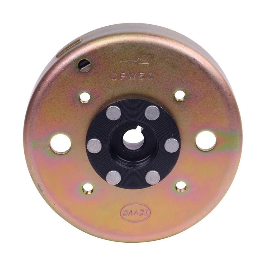 Magneto Rotor Flywheel Fit For GY6 49cc 50cc 139QMB 139QMA Scooter Moped ATV Go-Kart Engine (8 Poles)