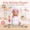 16Pcs Stainless Steel Pots & Pans Playset,Premium Mini Play Kitchen Accessories & Cooking Utensils with Storage Box,Easy Storage & Portability view 2