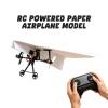 Usdlaaia RC Paper Airplane Motor Kit Plane Toy with Gyro Stabilizer view 4