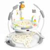 TODECARE 3-in-1 Baby Jumper Activity Center with Music, Lights, Gray view 1