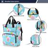 Amooorous Baby Bag for Girls & Boys Diaper Bags For Baby Girl Boy Cartoon Cute Blue Stars view 2