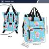 Amooorous Baby Bag for Girls & Boys Diaper Bags For Baby Girl Boy Cartoon Cute Blue Stars view 3