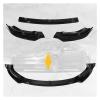 High-Performance ABS Downspoiler Diffuser Front Lip Compatible for Tesla Model Y 2017-2022 Front Bumper Sport Protective Trim(Matte Carbon Fiber) view 3