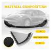High-Performance ABS Downspoiler Diffuser Front Lip Compatible for Tesla Model Y 2017-2022 Front Bumper Sport Protective Trim(Matte Carbon Fiber) view 4