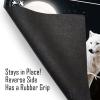 MUOHEGNT Premium Stitched MTG Playmat with Zones and Non-Slip Rubber Backing - TCG Play Mat for MTG and Other Card Games,Wolves Under Full Moon view 2