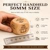 QKGHBPN Wooden Reading Decision Dice Natural Wood Dice with Engraved Book Lover Quotes Book Club Games Funny Bookish Gifts for Women Men Readers Teachers Librarians Writers Bookshelf Desk Decor(4pcs) view 3