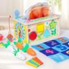 ZQsmgs Multifunctional Wooden Tissue Box Toy, 6-in-1 Montessori Sensory Activity Cube view 4