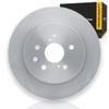 KarParts360 For Lexus RC F/RC350 2015-2021 Disc Brake Rotor | 62 Millimeters / 2.44 Inches Center Hole Diameter | 16.5 Millimeters / 0.65 Inches Discard Thickness | 5 Stud/Lug Hole view 1