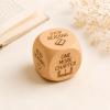 Wooden Reading Decision Dice 6 Sided Bookish Reading Dice for Fun Reading Time, Reading Choice Maker Game, Wooden Book Dice for Book Lovers, Bookworms, Readers & Literary Gift (1pc) view 1