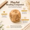 Wooden Reading Decision Dice 6 Sided Bookish Reading Dice for Fun Reading Time, Reading Choice Maker Game, Wooden Book Dice for Book Lovers, Bookworms, Readers & Literary Gift (1pc) view 2